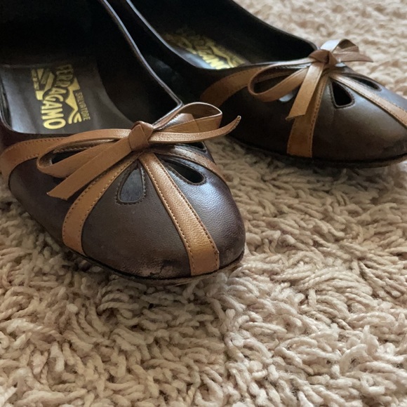 Salvatore Ferragamo leather flats - Picture 2 of 10